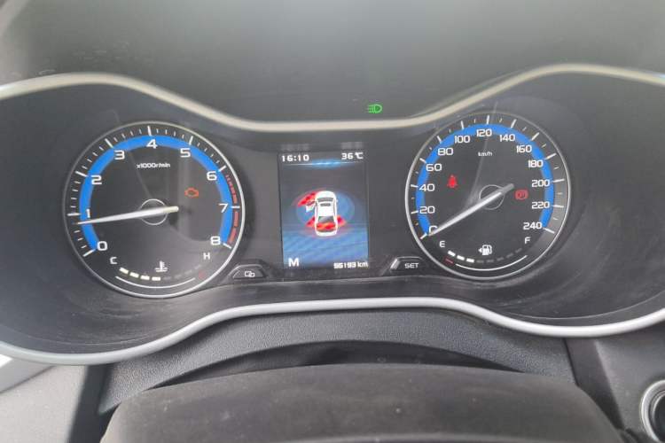 Used Geely Auto Emgrand 2019 Leading Edition 1.5L Manual Luxury Model China VI Standard Instrument Cluster