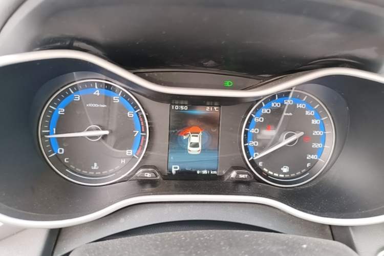 Used Geely Auto Emgrand 2019 Leading Edition 1.5L CVT Luxury Model China VI Standard Instrument Cluster