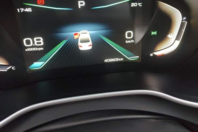 Used Geely Auto Emgrand 2019 Leading Edition 1.5L CVT Upward Connectivity Model China V Standard Odometer Close Up