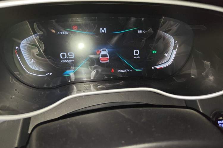 Used Geely Auto Emgrand 2019 Leading Edition 1.5L Manual Upgraded Connectivity Model China VI Standard Odometer Close Up