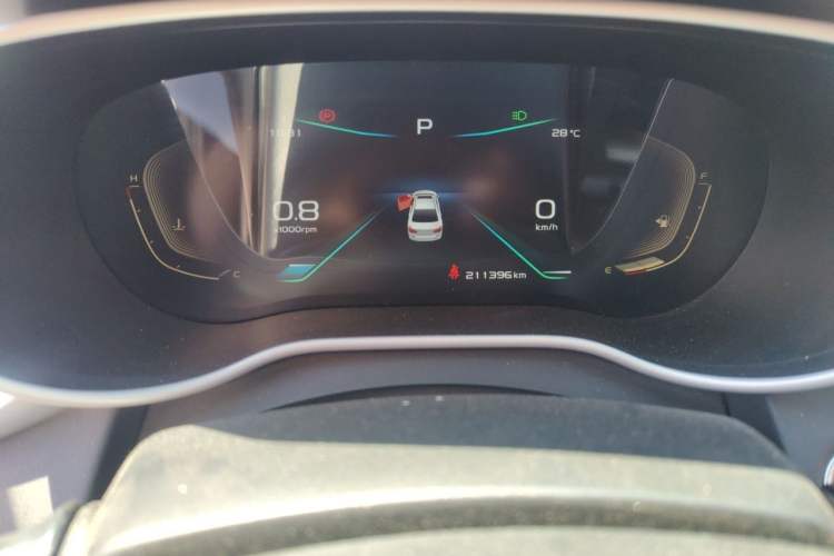 Used Geely Auto Emgrand 2019 Leading Edition 1.5L CVT Upward Asian Games Edition China VI Odometer Close Up