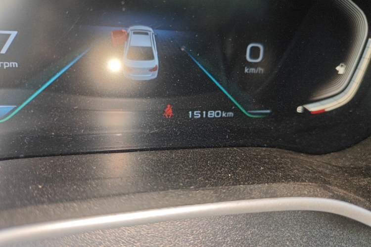 Used Geely Auto Emgrand 2019 Leading Edition 1.5L Manual Upgraded Connectivity Model China VI Standard Odometer Close Up