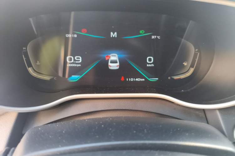 Used Geely Auto Emgrand 2019 Leading Edition 1.5L Manual Upgraded Connectivity Model China VI Standard Odometer Close Up