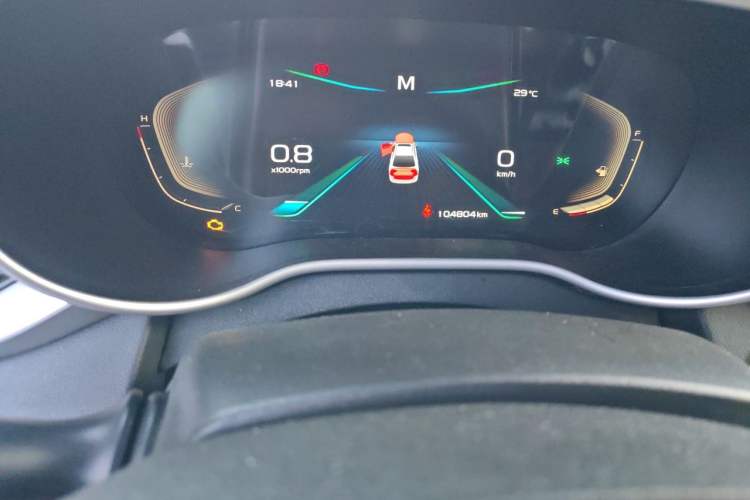 Used Geely Auto Emgrand 2019 Leading Edition 1.5L Manual Upgraded Connectivity Model China VI Standard Odometer Close Up