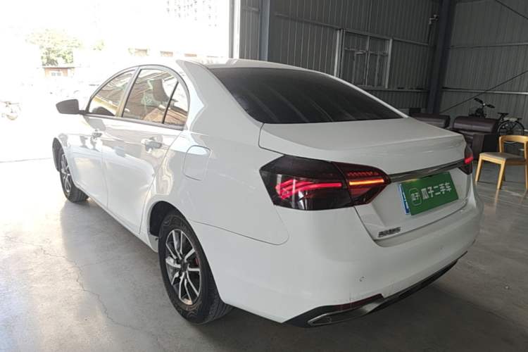 Used Geely Auto Emgrand 2019 Leading Edition 1.5L CVT Luxury Model China VI Standard Rear Left 45 Deg