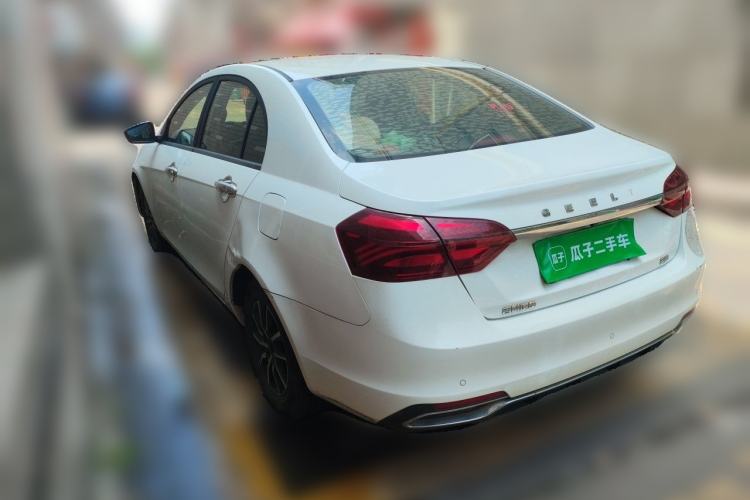 Used Geely Auto Emgrand 2019 Leading Edition 1.5L CVT Luxury Model China VI Standard Rear Left 45 Deg