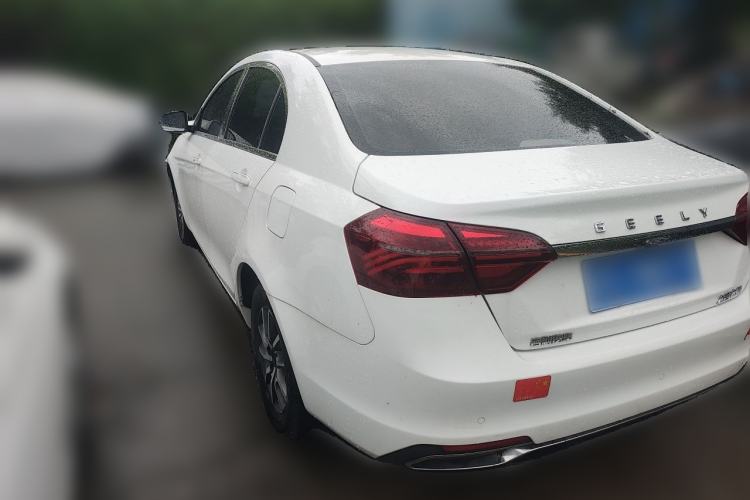 Used Geely Auto Emgrand 2019 Leading Edition 1.5L CVT Luxury Model China VI Standard Rear Left 45 Deg