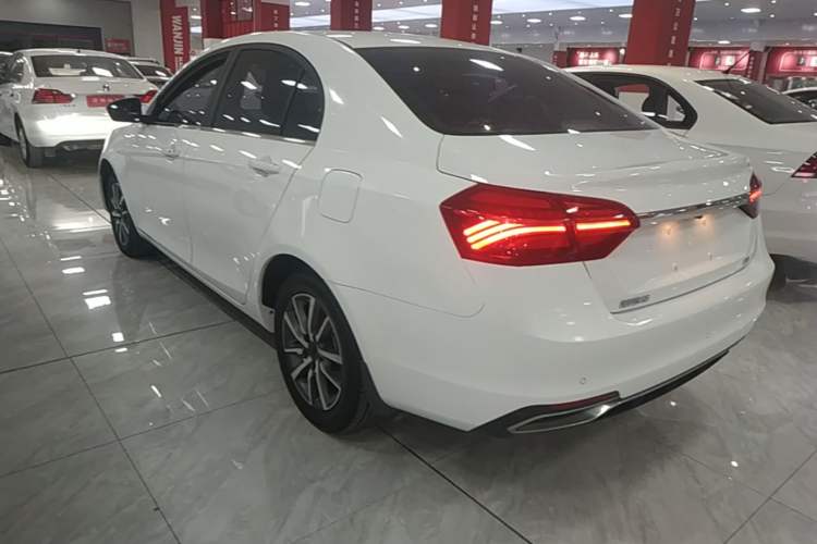 Used Geely Auto Emgrand 2019 Leading Edition 1.5L CVT Upward-Connected Model China VI Standard Rear Left 45 Deg
