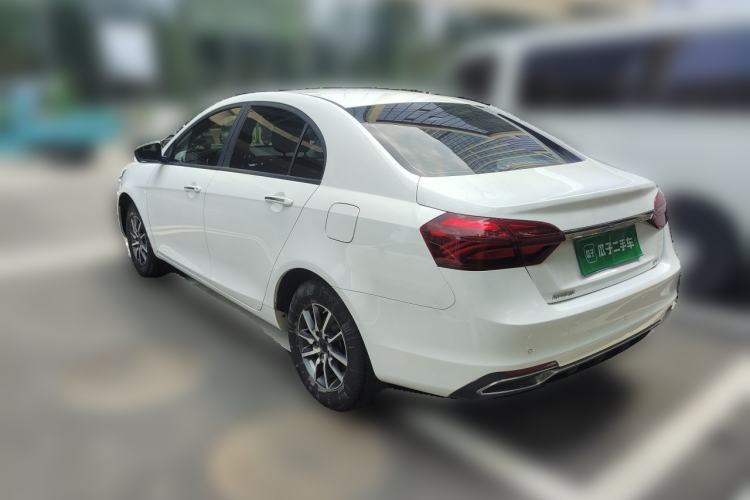 Used Geely Auto Emgrand 2019 Leading Edition 1.5L CVT Luxury Model China VI Standard Rear Left 45 Deg