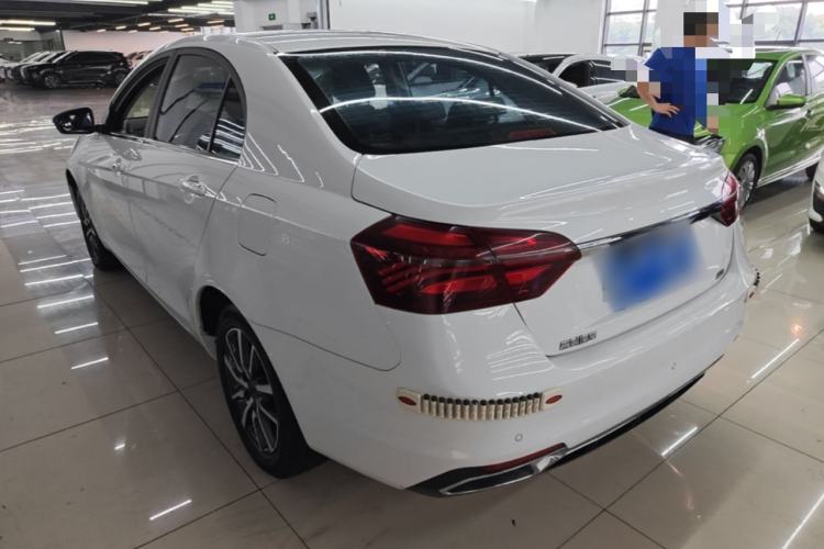 Used Geely Auto Emgrand 2019 Leading Edition 1.5L Manual Upgraded Connectivity Model China VI Standard Rear Left 45 Deg