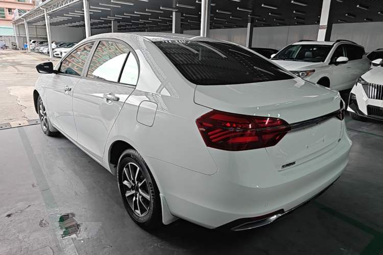 Used Geely Auto Emgrand 2019 Leading Edition 1.5L CVT Luxury Model China VI Standard Rear Left 45 Deg