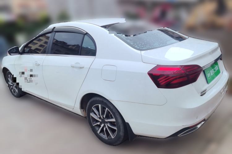 Used Geely Auto Emgrand 2019 Leading Edition 1.5L Manual Upgraded Connectivity Model China VI Standard Rear Left 45 Deg