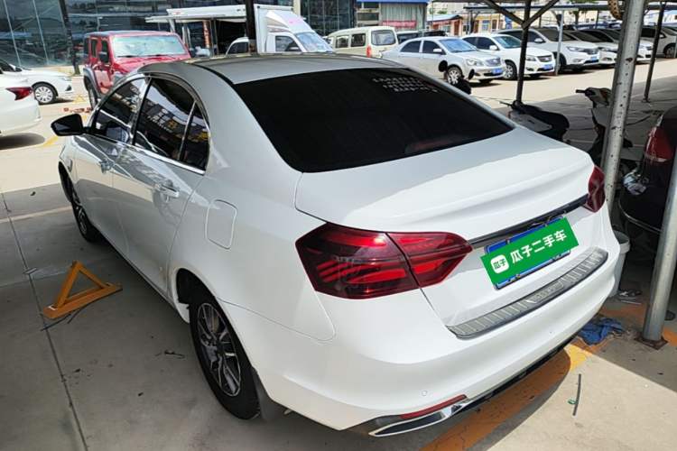 Used Geely Auto Emgrand 2019 Leading Edition 1.5L CVT Luxury Model China VI Standard Rear Left 45 Deg