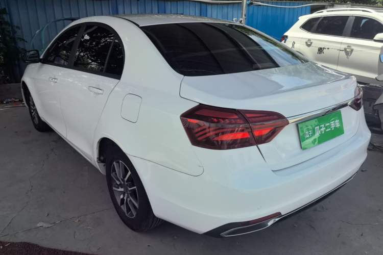 Used Geely Auto Emgrand 2019 Leading Edition 1.5L CVT Luxury Model China VI Standard Rear Left 45 Deg