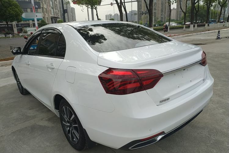 Used Geely Auto Emgrand 2019 Leading Edition 1.5L CVT Upward-Connected Model China VI Standard Rear Left 45 Deg