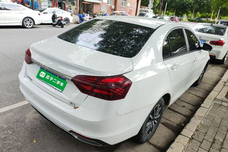 Used Geely Auto Emgrand 2019 Leading Edition 1.5L CVT Luxury Model China VI Standard Rear Right 45 Deg