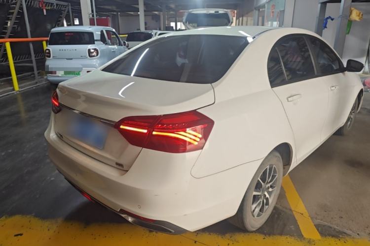 Used Geely Auto Emgrand 2019 Leading Edition 1.5L CVT Luxury Model China VI Standard Rear Right 45 Deg
