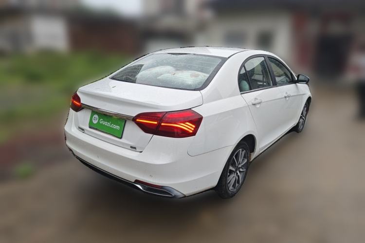 Used Geely Auto Emgrand 2019 Leading Edition 1.5L CVT Upward Connectivity Model China V Standard Rear Right 45 Deg