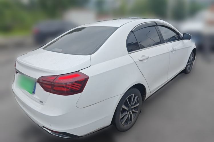 Used Geely Auto Emgrand 2019 Leading Edition 1.5L Manual Upgraded Connectivity Model China VI Standard Rear Right 45 Deg