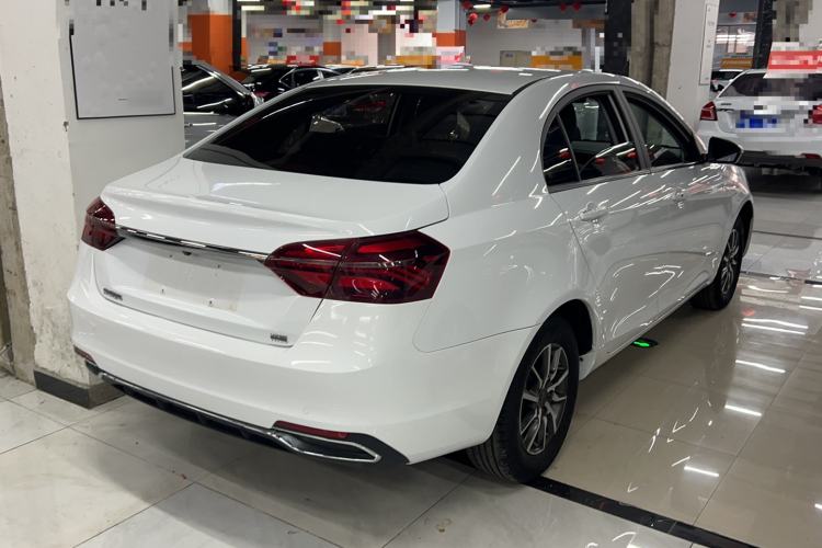 Used Geely Auto Emgrand 2019 Leading Edition 1.5L Manual Luxury Model China VI Standard Rear Right 45 Deg