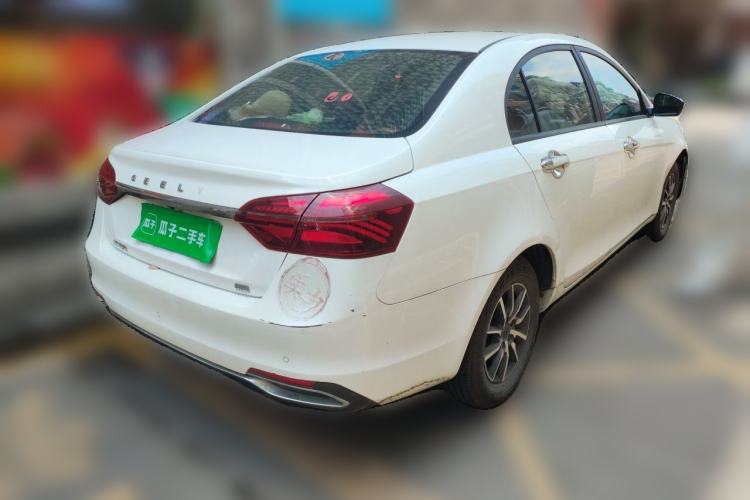 Used Geely Auto Emgrand 2019 Leading Edition 1.5L CVT Luxury Model China VI Standard Rear Right 45 Deg