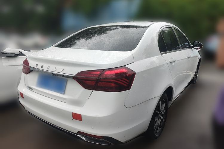 Used Geely Auto Emgrand 2019 Leading Edition 1.5L CVT Luxury Model China VI Standard Rear Right 45 Deg