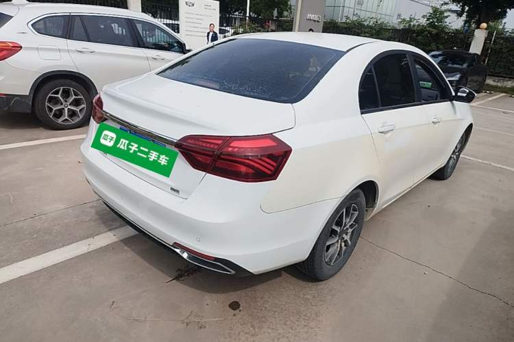 Used Geely Auto Emgrand 2019 Leading Edition 1.5L CVT Luxury Model China VI Standard Rear Right 45 Deg