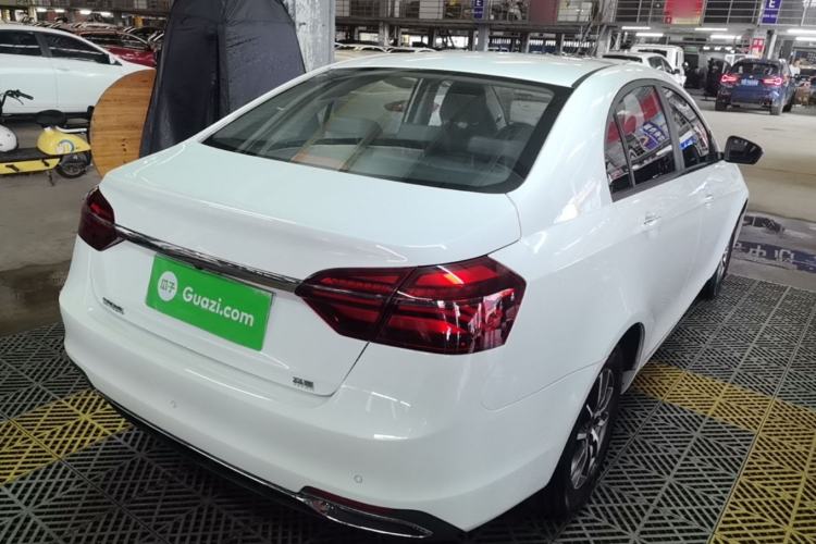 Used Geely Auto Emgrand 2019 Leading Edition 1.5L CVT Luxury Model China VI Standard Rear Right 45 Deg