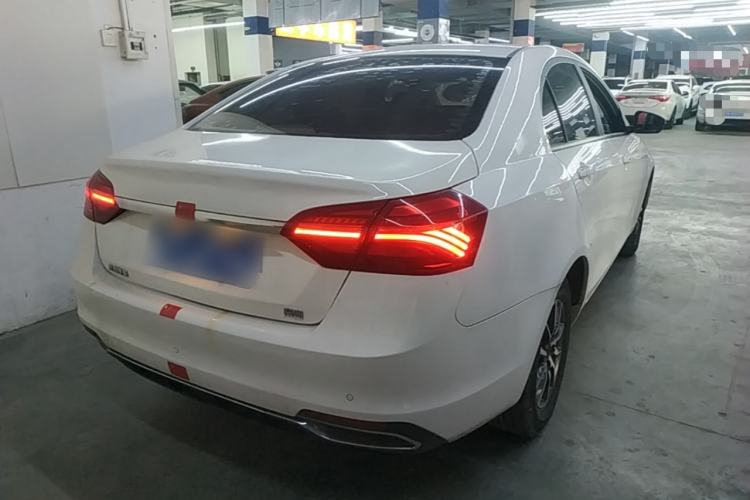 Used Geely Auto Emgrand 2019 Leading Edition 1.5L CVT Luxury Model China VI Standard Rear Right 45 Deg