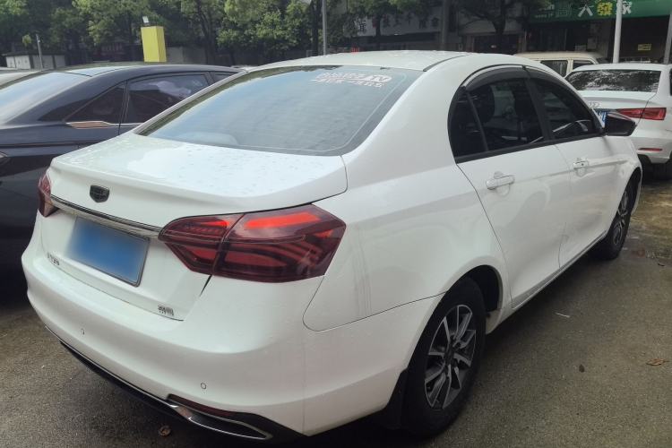 Used Geely Auto Emgrand 2019 Leading Edition 1.5L Manual Luxury Model China VI Standard Rear Right 45 Deg