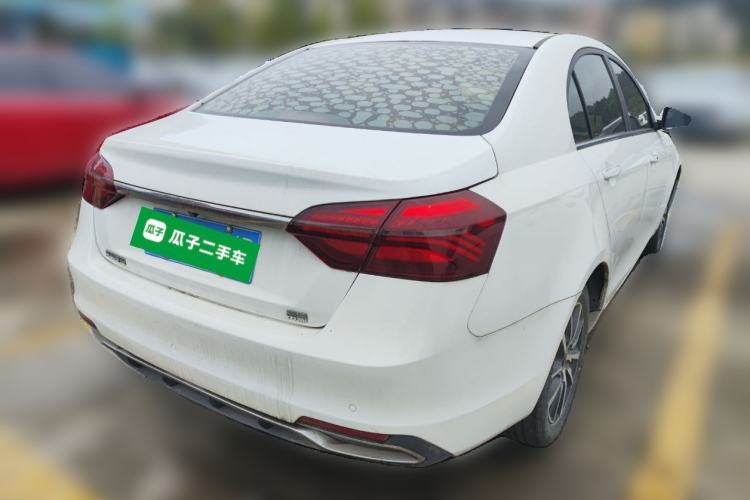Used Geely Auto Emgrand 2019 Leading Edition 1.5L Manual Upgraded Connectivity Model China VI Standard Rear Right 45 Deg