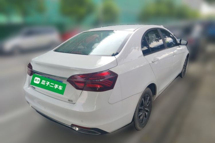 Used Geely Auto Emgrand 2019 Leading Edition 1.5L CVT Luxury Model China VI Standard Rear Right 45 Deg