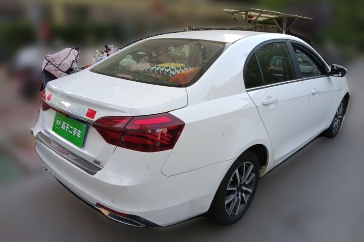 Used Geely Auto Emgrand 2019 Leading Edition 1.5L CVT Upward-Connected Model China VI Standard Rear Right 45 Deg