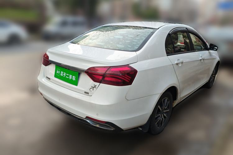 Used Geely Auto Emgrand 2019 Leading Edition 1.5L CVT Luxury Model China VI Standard Rear Right 45 Deg