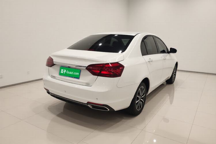 Used Geely Auto Emgrand 2019 Leading Edition 1.5L CVT Luxury Model China VI Standard Rear Right 45 Deg