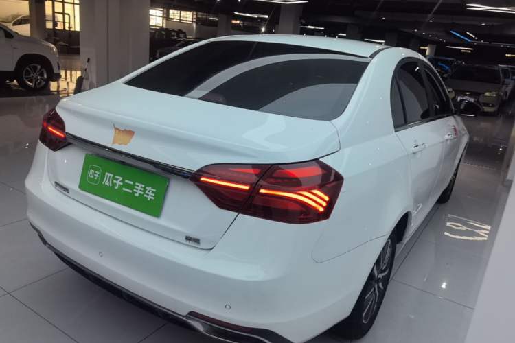 Used Geely Auto Emgrand 2019 Leading Edition 1.5L CVT Upward-Connected Model China VI Standard Rear Right 45 Deg