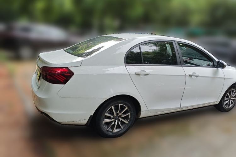 Used Geely Auto Emgrand 2019 Leading Edition 1.5L CVT Luxury Model China V Standard Rear Right 45 Deg