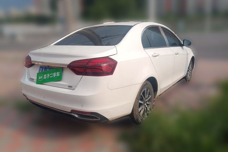 Used Geely Auto Emgrand 2019 Leading Edition 1.5L CVT Luxury Model China VI Standard Rear Right 45 Deg
