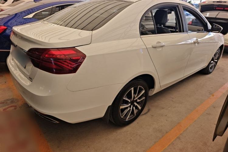 Used Geely Auto Emgrand 2019 Leading Edition 1.5L Manual Upgraded Connectivity Model China V Standard Rear Right 45 Deg