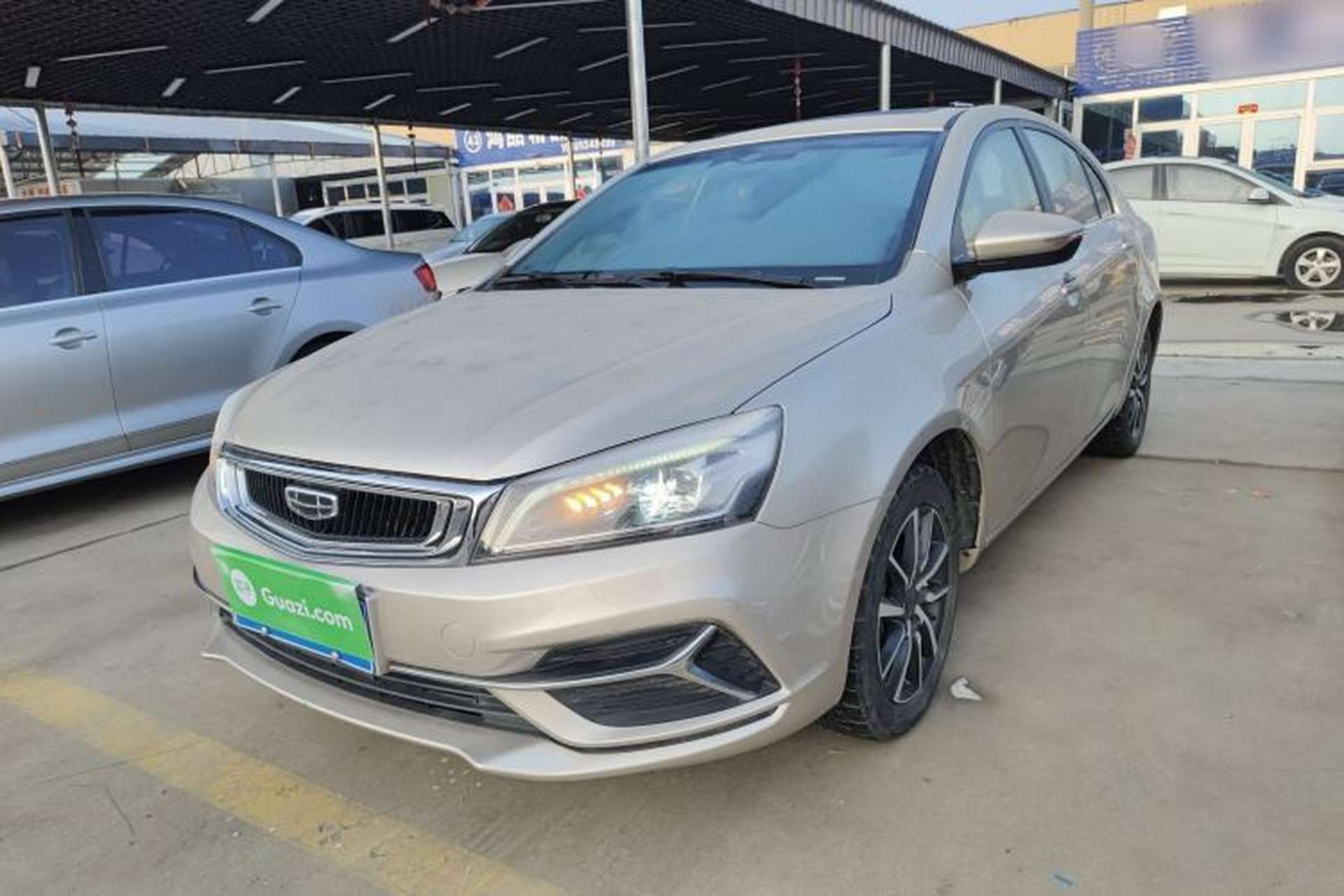Used Geely Auto Emgrand 2019 Leading Edition 1.5L Manual Upgraded Connectivity Model China VI Standard Front Left 45 Deg