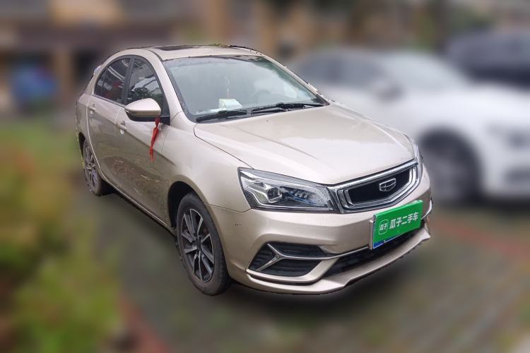 Used Geely Auto Emgrand 2019 Leading Edition 1.5L Manual Upgraded Connectivity Model China VI Standard Front Right 45 Deg