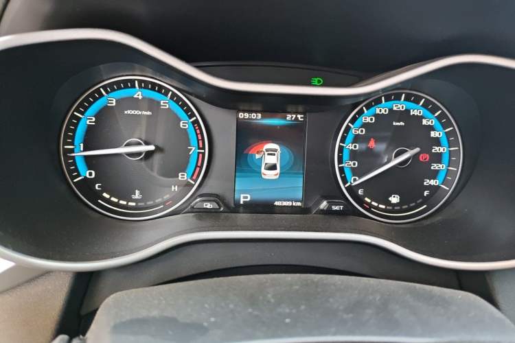 Used Geely Auto Emgrand 2019 Leading Edition 1.5L CVT Luxury Model China VI Standard Instrument Cluster