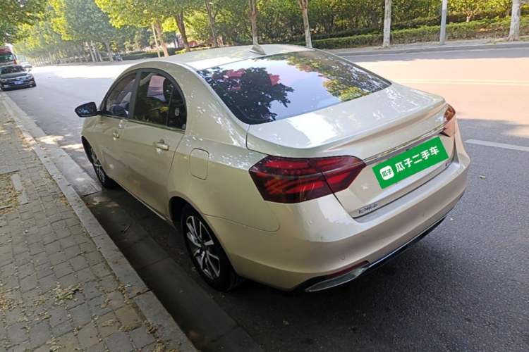 Used Geely Auto Emgrand 2019 Leading Edition 1.5L CVT Upward-Connected Model China VI Standard Rear Left 45 Deg