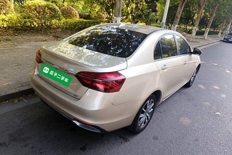 Used Geely Auto Emgrand 2019 Leading Edition 1.5L CVT Upward-Connected Model China VI Standard Rear Right 45 Deg