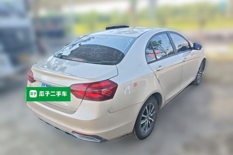 Used Geely Auto Emgrand 2019 Leading Edition 1.5L CVT Luxury Model China VI Standard Rear Right 45 Deg