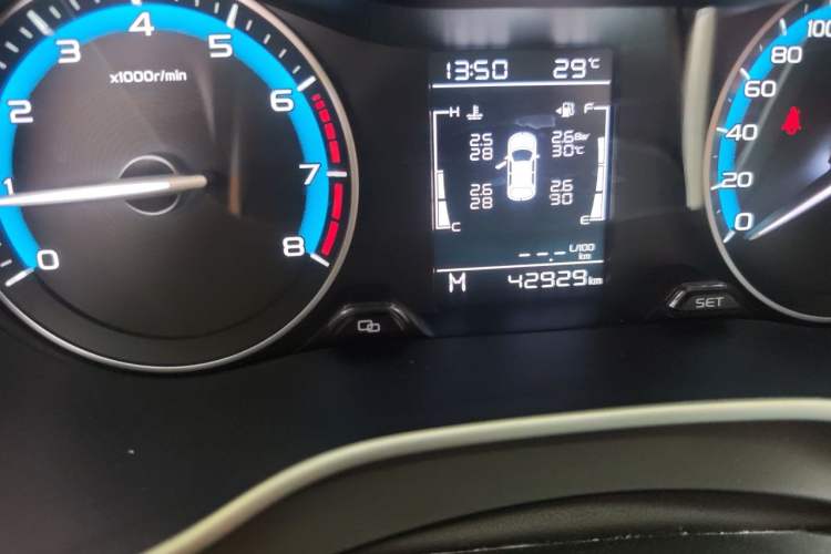 Used Geely Auto Emgrand 2020 1.5L Manual Luxury Model Odometer Close Up