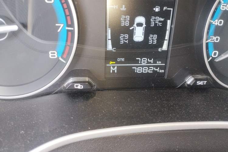 Used Geely Auto Emgrand 2020 1.5L Manual Comfort Version Odometer Close Up