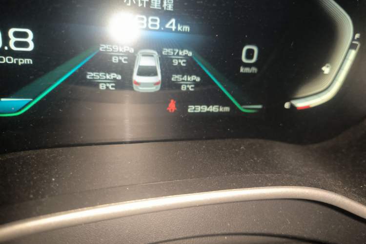 Used Geely Auto Emgrand 2020 1.5L CVT Upward Version Odometer Close Up