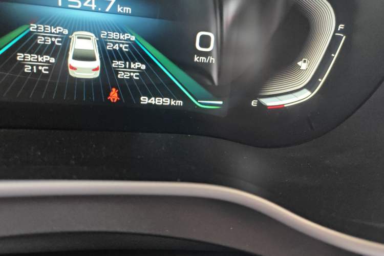 Used Geely Auto Emgrand 2020 1.5L CVT Upward Version Odometer Close Up