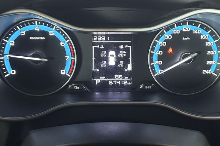 Used Geely Auto Emgrand 2020 1.5L CVT Comfort Model Odometer Close Up